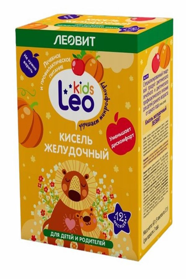 Дета паки. Кисель Leokids общеукрепляющий. Гель для желудка детский.