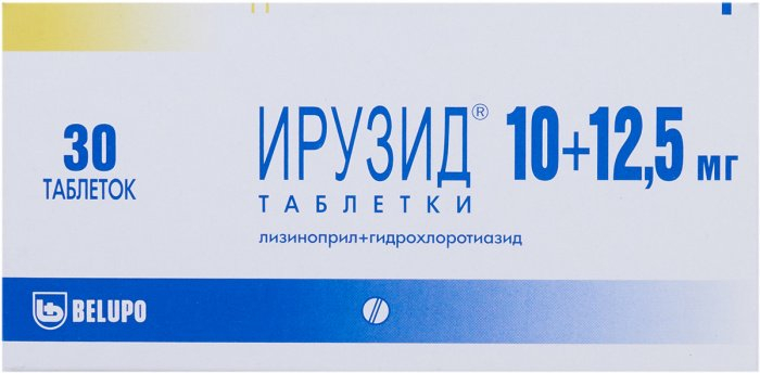 Ирузид 20 12.5 инструкция по применению. Ирузид 10+12.5. Ирузид 20+12.5. Ирузид таб. 10/12,5мг №30. Ирузид таб 10мг+12,5мг №30.